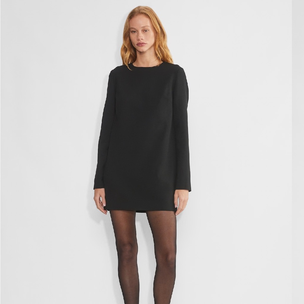 Aritzia Black Long Sleeve Sheath Dress NWT